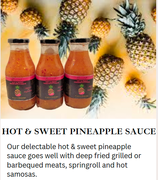 Hot and Sweet Pineapple Sauce